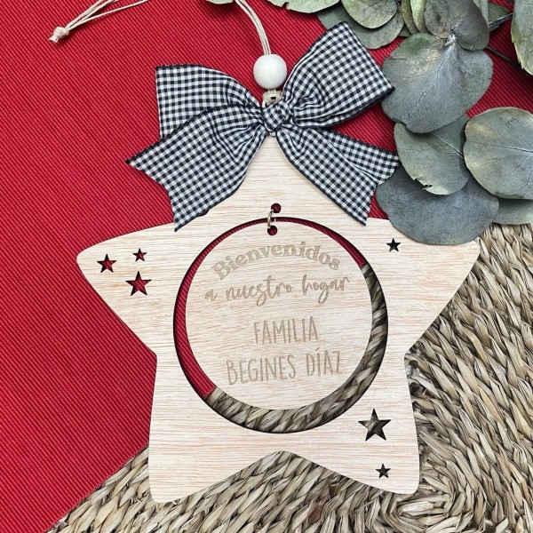 Colgante estrella personalizada