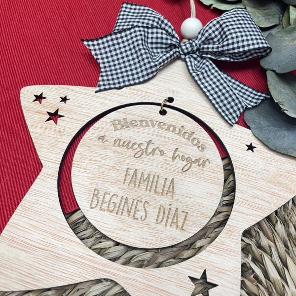 Colgante estrella personalizada