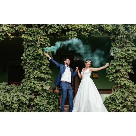 Bengala de humo de colores para boda