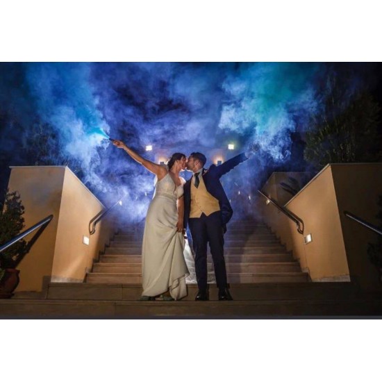 Bengala de humo de colores para boda