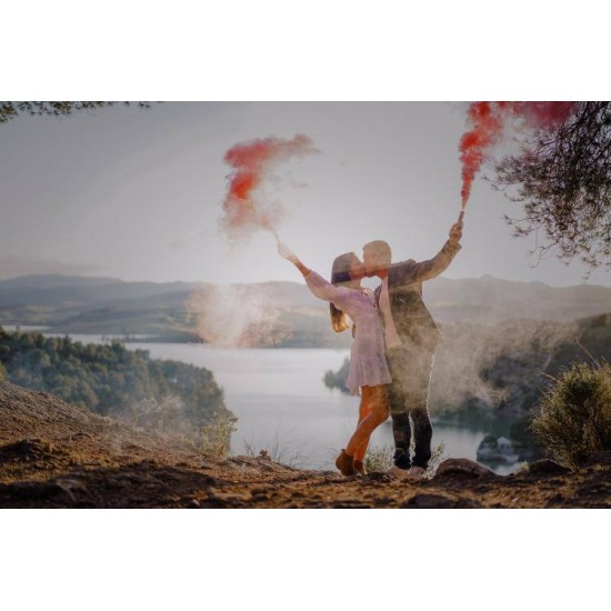 Bengala de humo de colores para boda