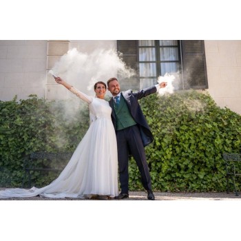 Bengala de humo de colores para boda