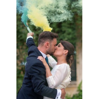 Bengala de humo de colores para boda