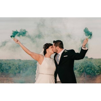 Bengala de humo de colores para boda