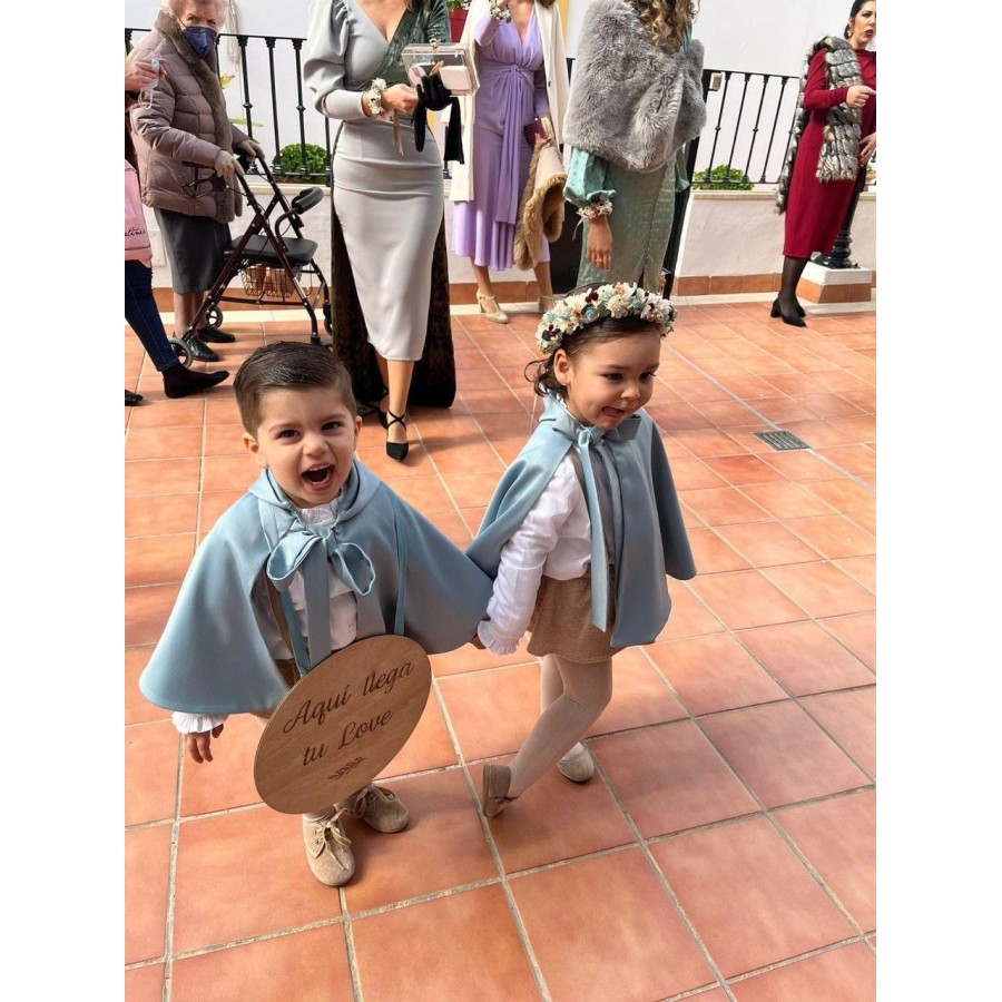 Cartel Madera redondo