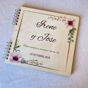 Libro de firmas Romántica