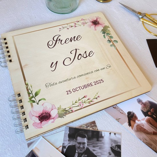 Libro de firmas Romántica