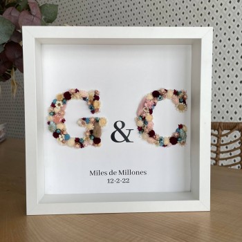 Marco iniciales pareja