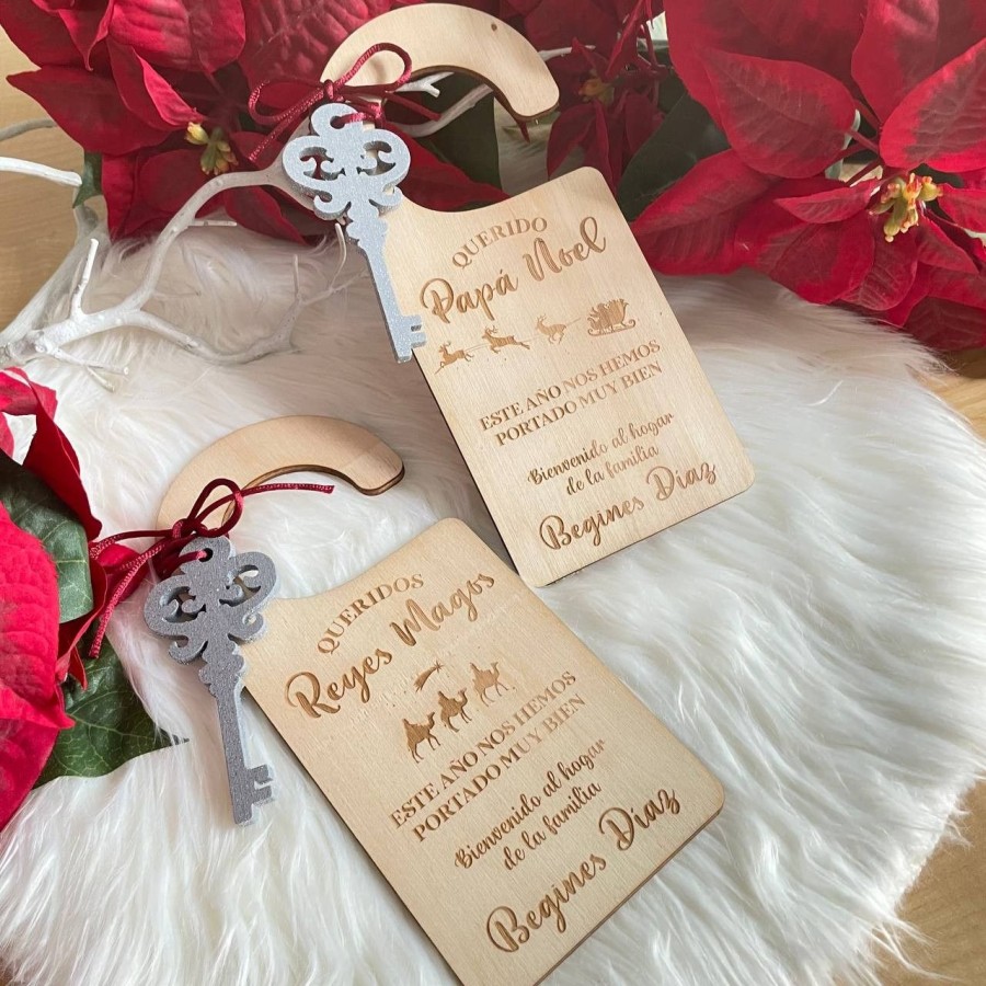 Cuelgapuerta con Llave Mágica