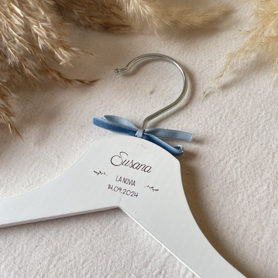 Percha para novia personalizada