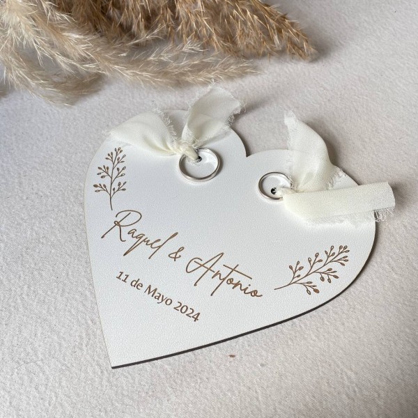 Porta Alianza Modelo Corazón