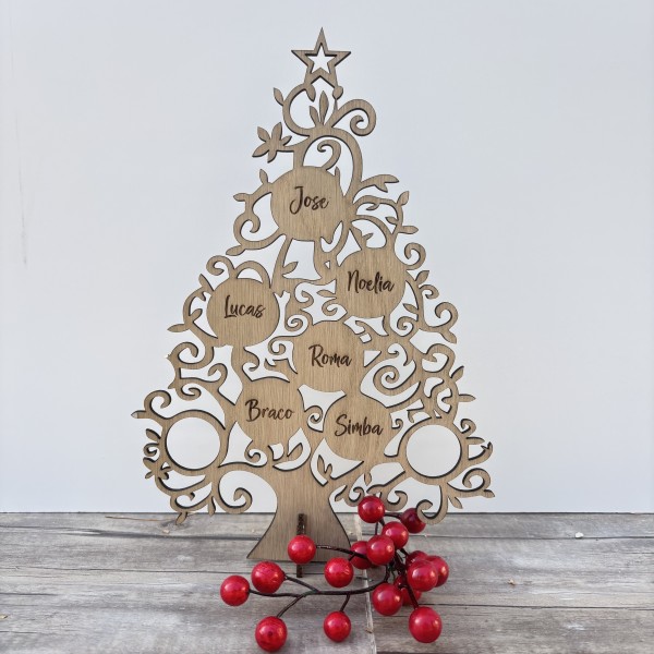 Arbol navideño familiar