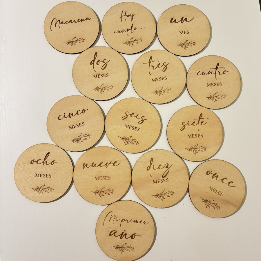 Placas cumplemes espiga