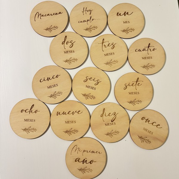 Placas cumplemes espiga