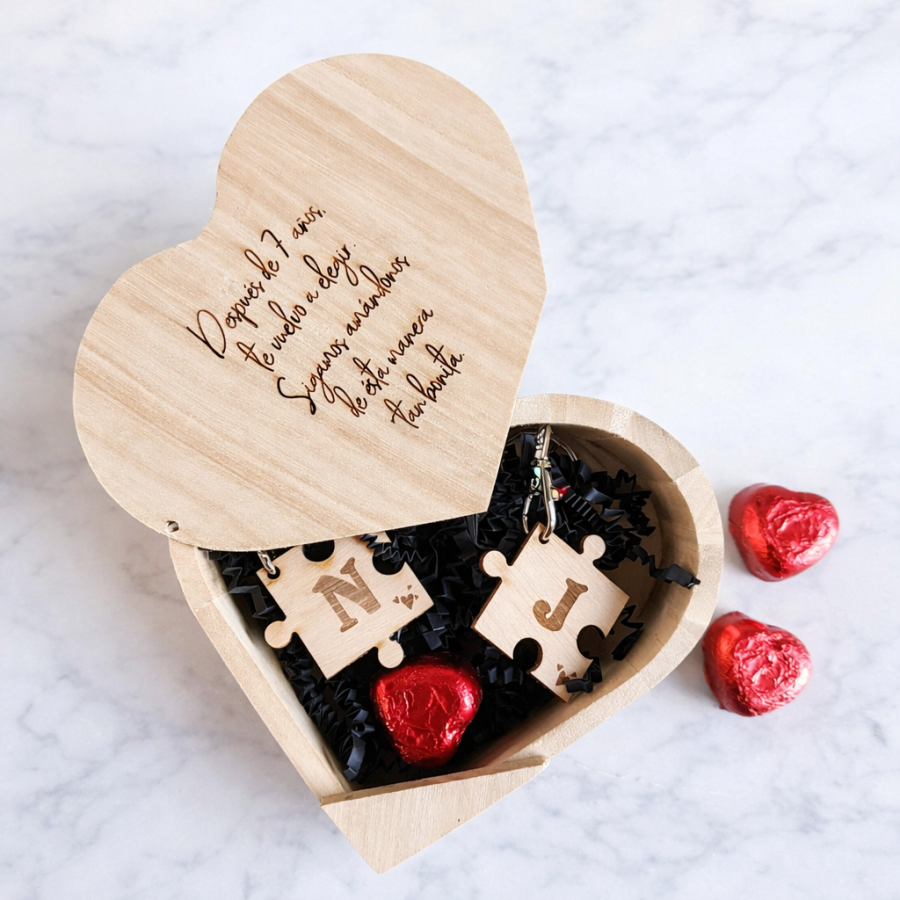 Caja corazón