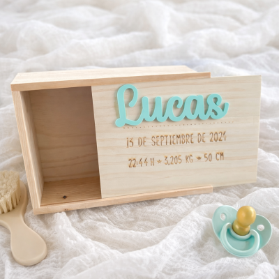 Caja recuerdos grabada