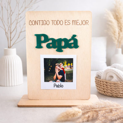 Placa polaroid papá/abuelo 2