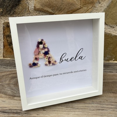 Marco con nombre e inicial