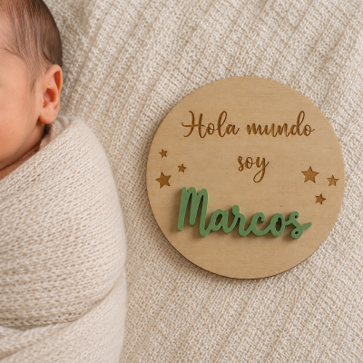 Placa nacimiento mundo 2