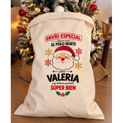 Saco navidad personalizado 2