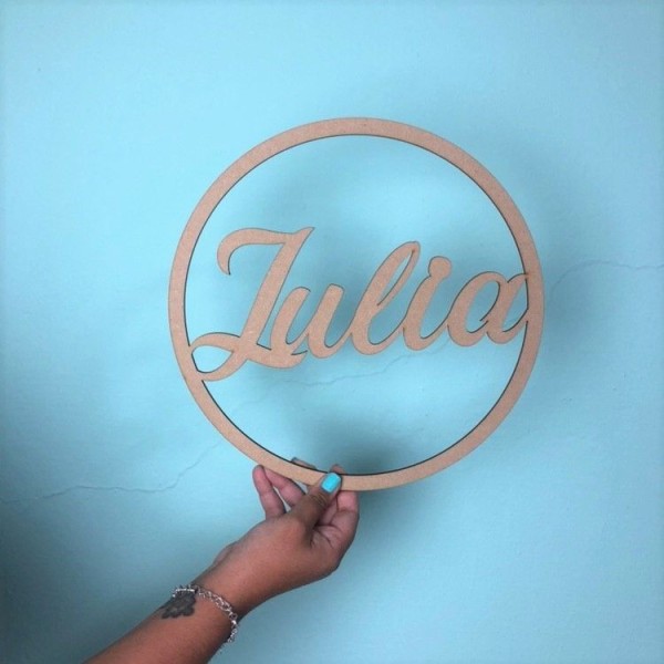 Aro de madera para boda