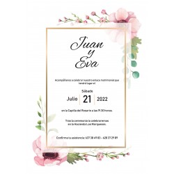 Invitación de boda Romántica 2