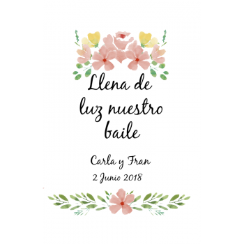 Bengalas de boda modelo Benisa