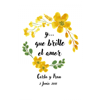 Bengalas de boda modelo Benidorm