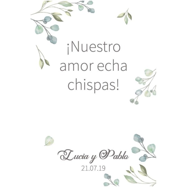 Bengala de boda Natura