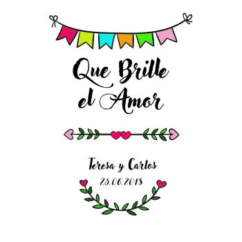 Bengalas de boda modelo Fustera