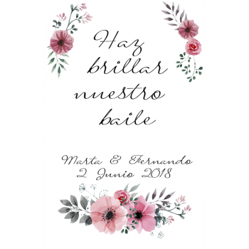 Bengalas de boda modelo Moraira