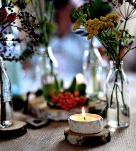 Cómo decorar tu boda con velas